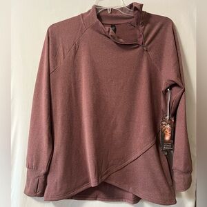 New Women’s Kyodan Outdoors Mauve Pullover Size XL